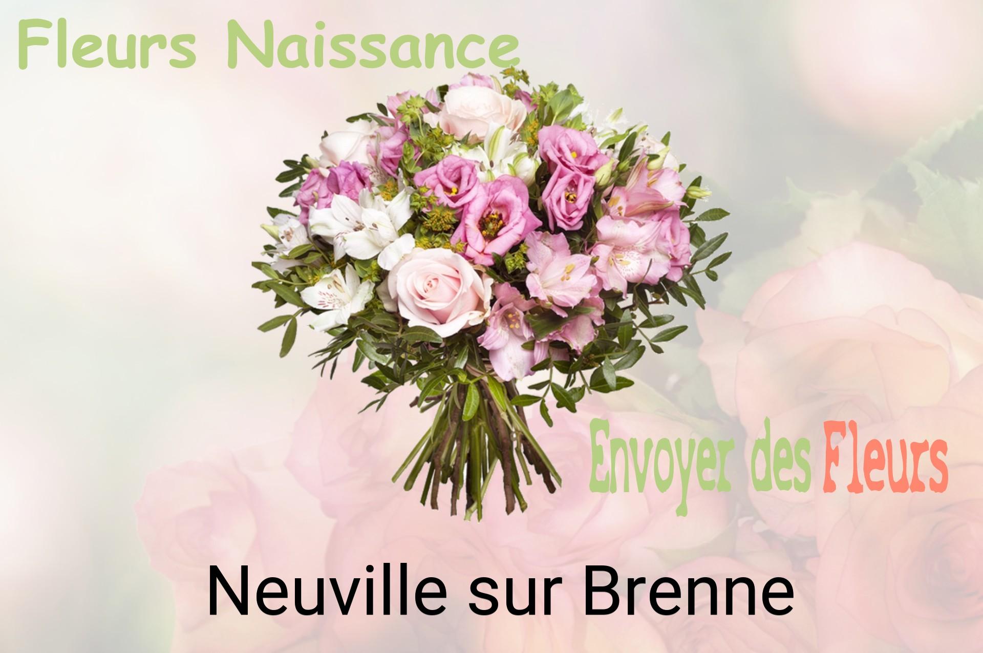 Bouquet de fleurs de naissance livré à Neuville-sur-Brenne